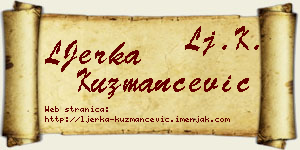 LJerka Kuzmančević vizit kartica